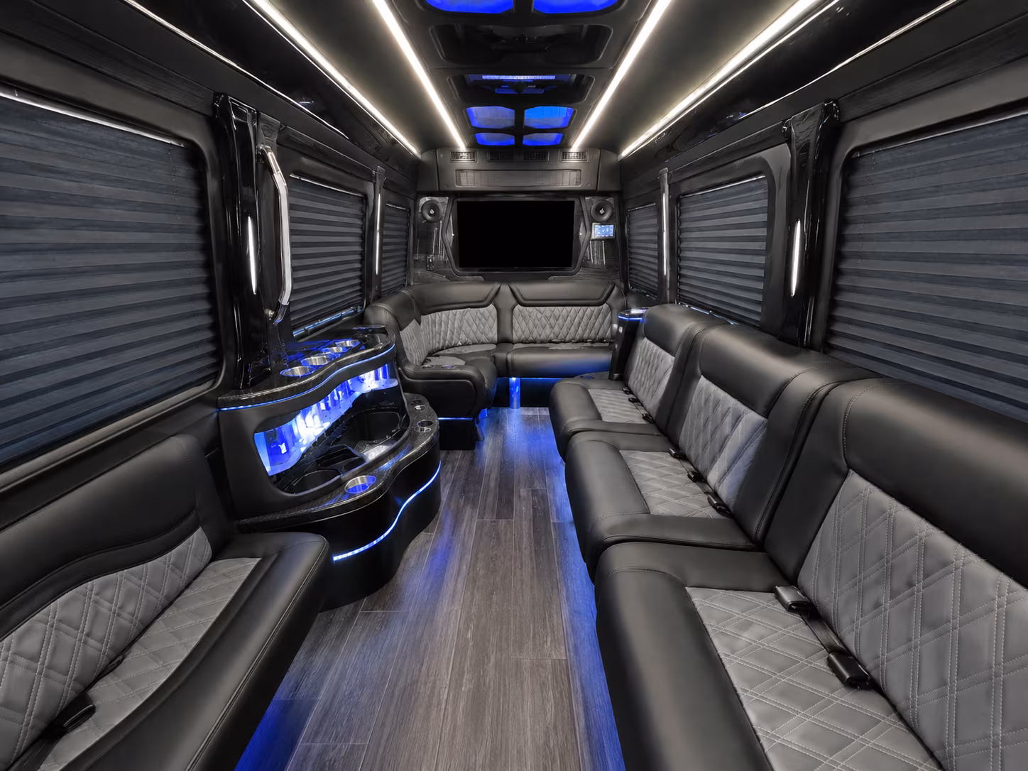 government conference event shuttles at the massmutual center