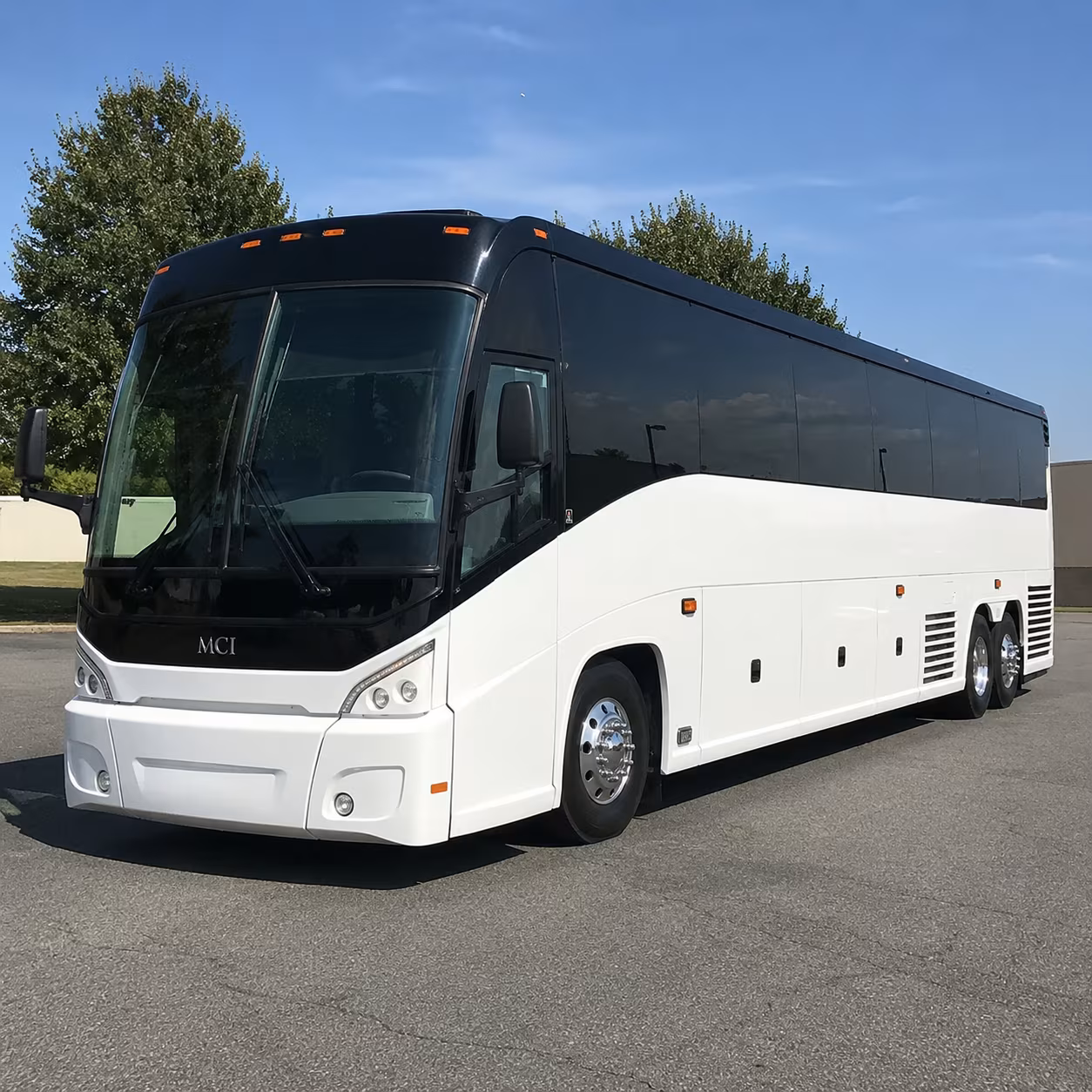 springfield charter bus services exterior