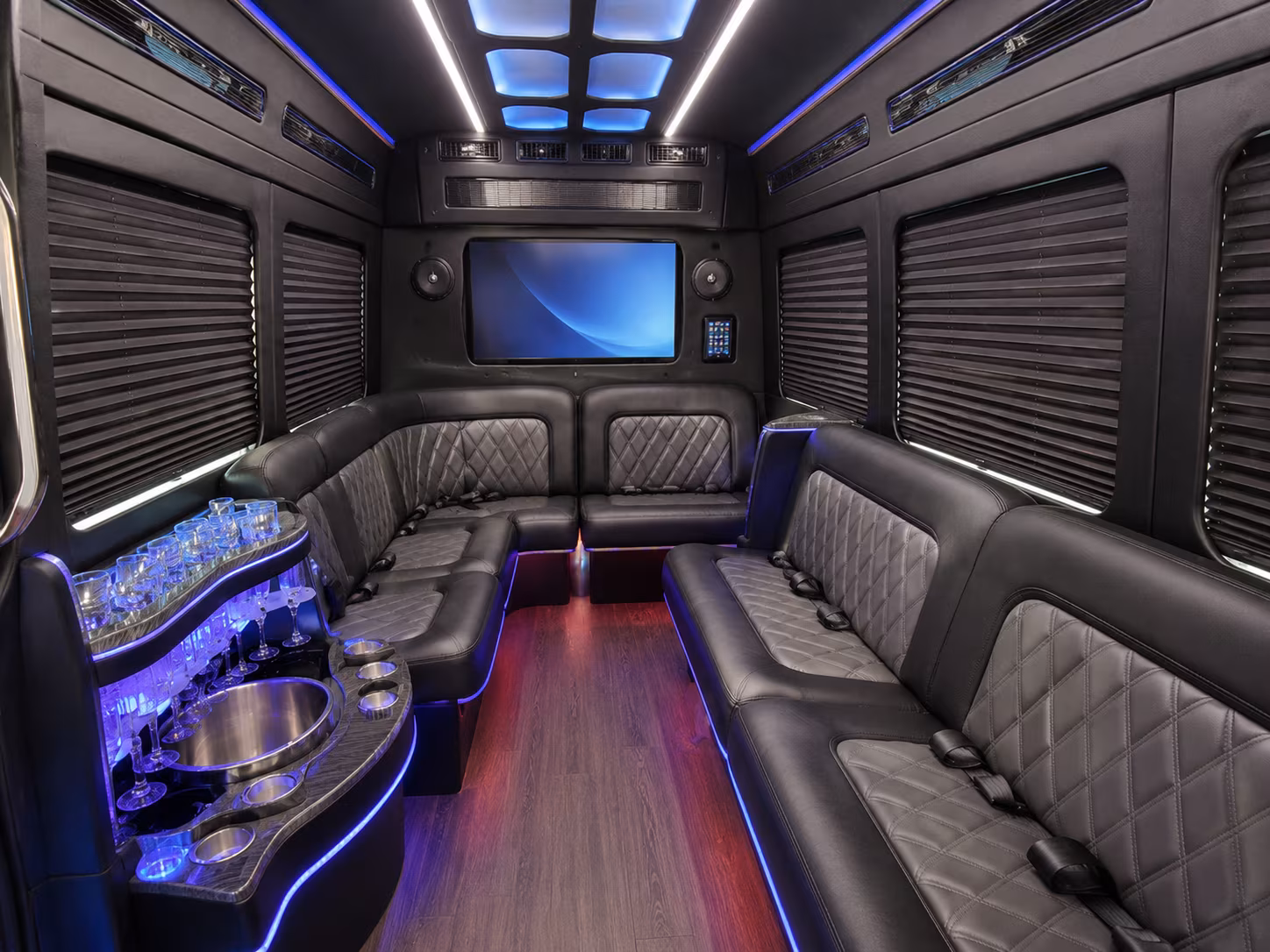 springfield party bus interior